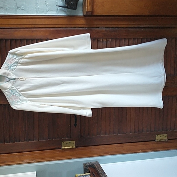 Carriage Court Vintage Fleece Long Robe Lingerie Size Small - Picture 2 of 9